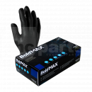 ST1234 Gloves, Bold MAX Black Nitrile 6mm (Box 50), Large, Powder Free ```html
<!DOCTYPE html>
<html lang=\"en\">
<head>
<meta charset=\"UTF-8\">
<meta name=\"viewport\" content=\"width=device-width, initial-scale=1.0\">
<title>Product Description - Bold MAX Black Nitrile Gloves</title>
</head>
<body>
<h1>Bold MAX Black Nitrile Gloves - Large (Box of 50)</h1>
<p>Discover the perfect blend of durability and comfort with our Bold MAX Black Nitrile Gloves. Designed for professionals who demand the best, these gloves provide exceptional strength without sacrificing tactile sensitivity. Each box contains 50 large-sized gloves tailored to fit your hands perfectly. Experience the confidence of premium hand protection during any task.</p>

<ul>
<li><strong>Material:</strong> High-quality nitrile for superior durability</li>
<li><strong>Thickness:</strong> 6mm thickness offers enhanced hand protection</li>
<li><strong>Size:</strong> Large, designed to fit most hands comfortably</li>
<li><strong>Quantity:</strong> Box of 50 individual gloves to last through multiple uses</li>
<li><strong>Color:</strong> Professional black finish for a sleek appearance</li>
<li><strong>Texture:</strong> Fully textured for improved grip in wet or dry conditions</li>
<li><strong>Powder-Free:</strong> Minimizes the risk of contamination and allergic reactions</li>
<li><strong>Latex-Free:</strong> Safe for use by those with latex allergies or sensitivities</li>
<li><strong>Puncture Resistant:</strong> Offers robust protection against sharp objects and tools</li>
<li><strong>Chemical Resistance:</strong> Resilient against a variety of common chemicals and solvents</li>
<li><strong>Ambidextrous:</strong> Suitable for use on either hand for convenience and efficiency</li>
<li><strong>Non-Sterile:</strong> Ideal for general-purpose use across various industries</li>
<li><strong>Disposable:</strong> Easy to remove and replace for maintaining hygiene</li>
</ul>
</body>
</html>
``` Gloves, Bold MAX Black Nitrile, 6mm, Box of 50, Large, Powder Free